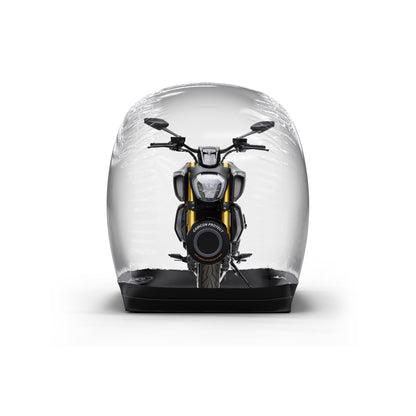 Aufblasbare Motorradgarage 260×120×160 cm – Transparent für Innen – Für Harley, BMW, Yamaha & mehr